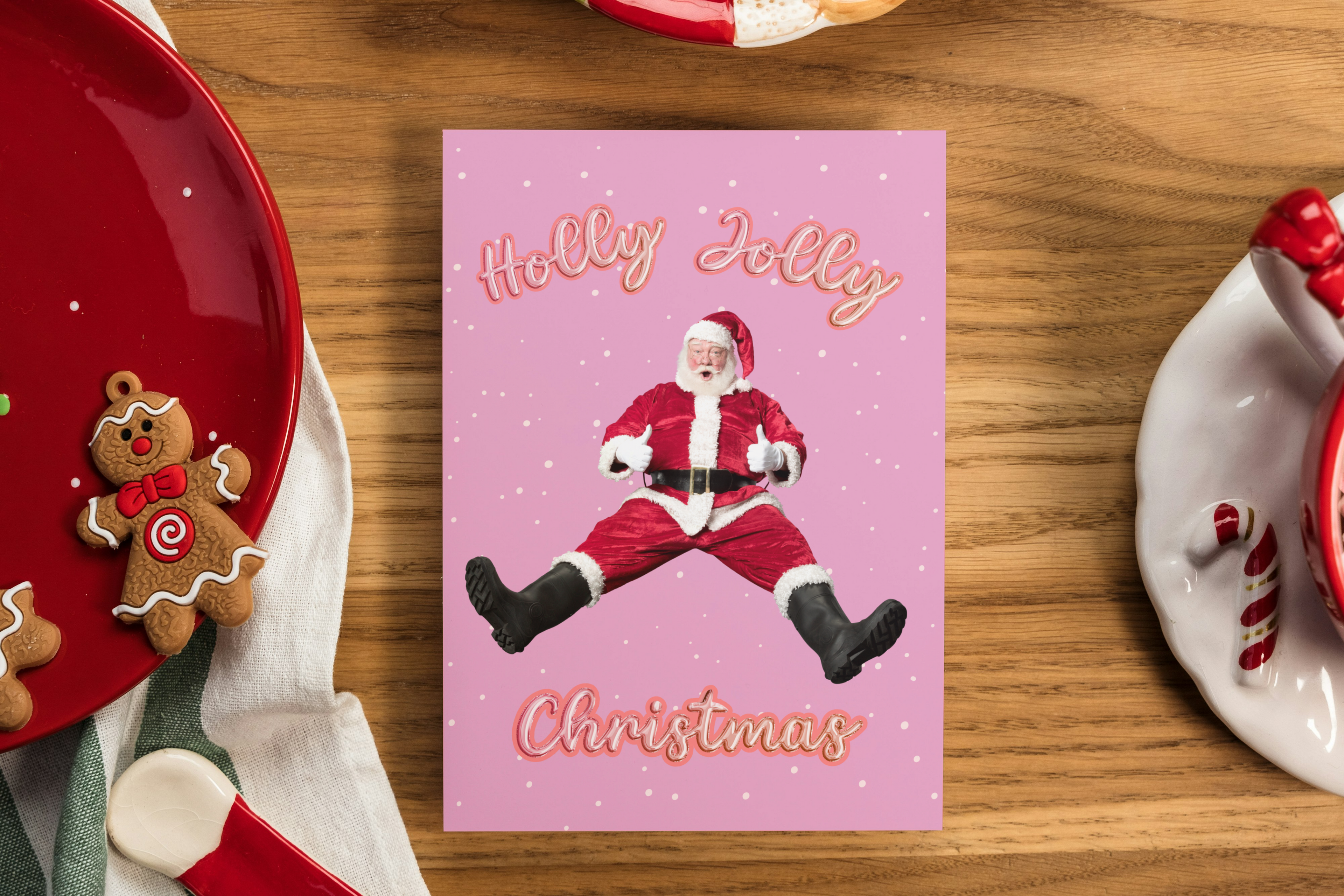 Holly Jolly Christmas Card