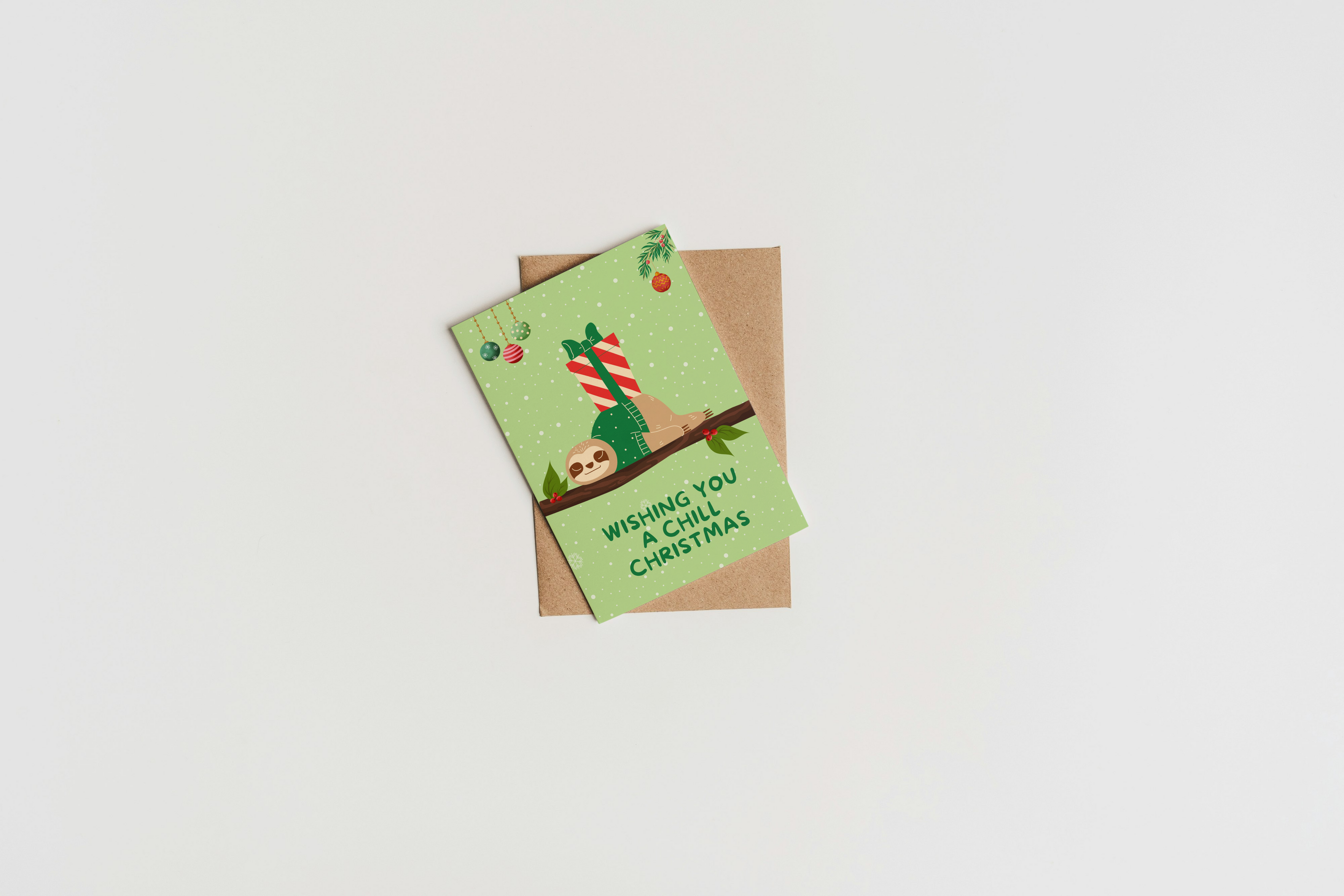 "Wishing you a chill Christmas" Christmas Card